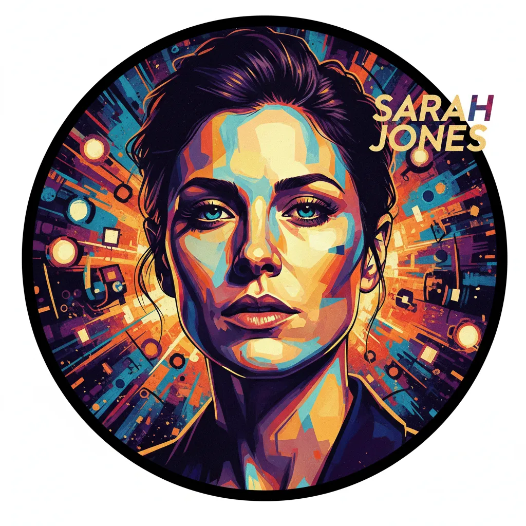 Artistic portrait of Sarah Jones