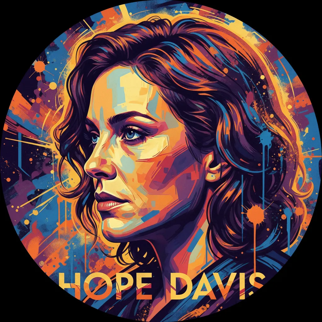 Artistic portrait of Hope Davis