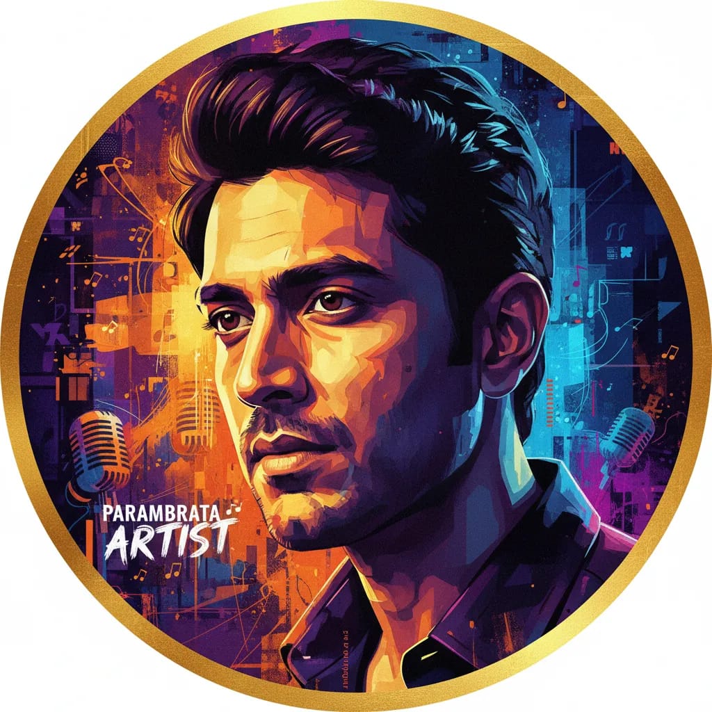 Artistic portrait of Parambrata Chattopadhyay