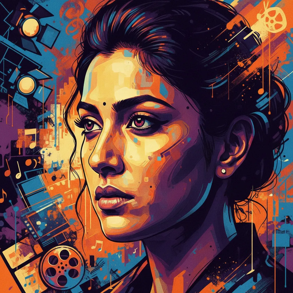 Artistic portrait of Vidya Malvade