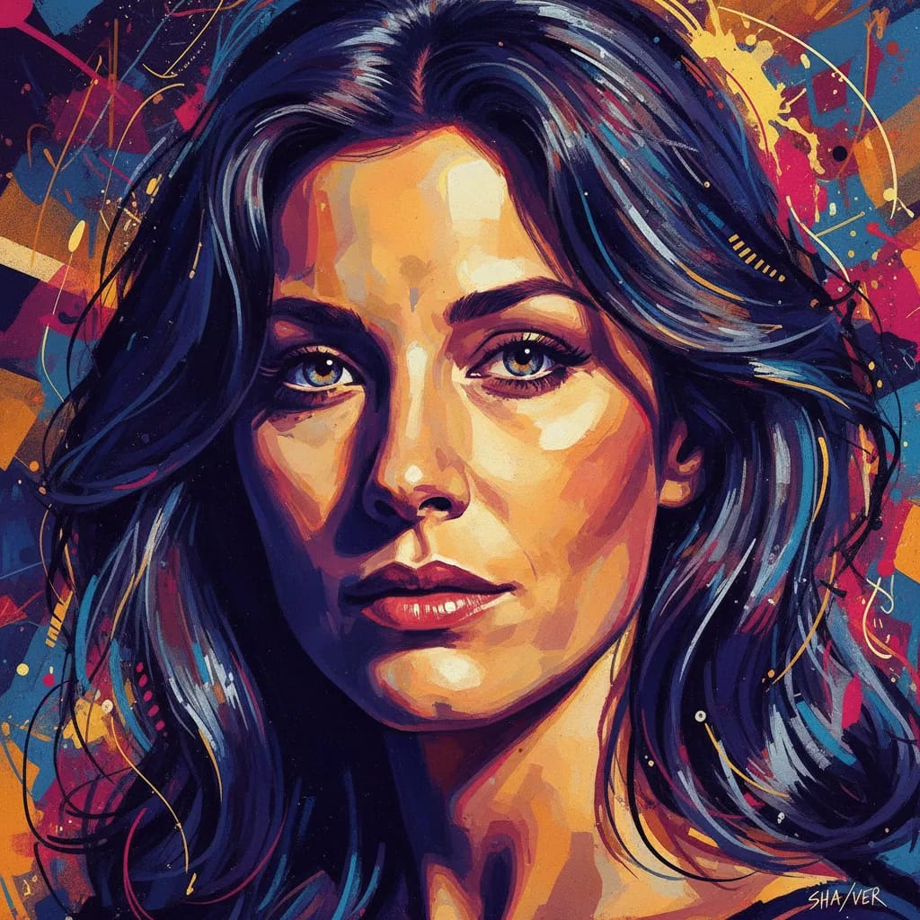 Artistic portrait of Helen Shaver