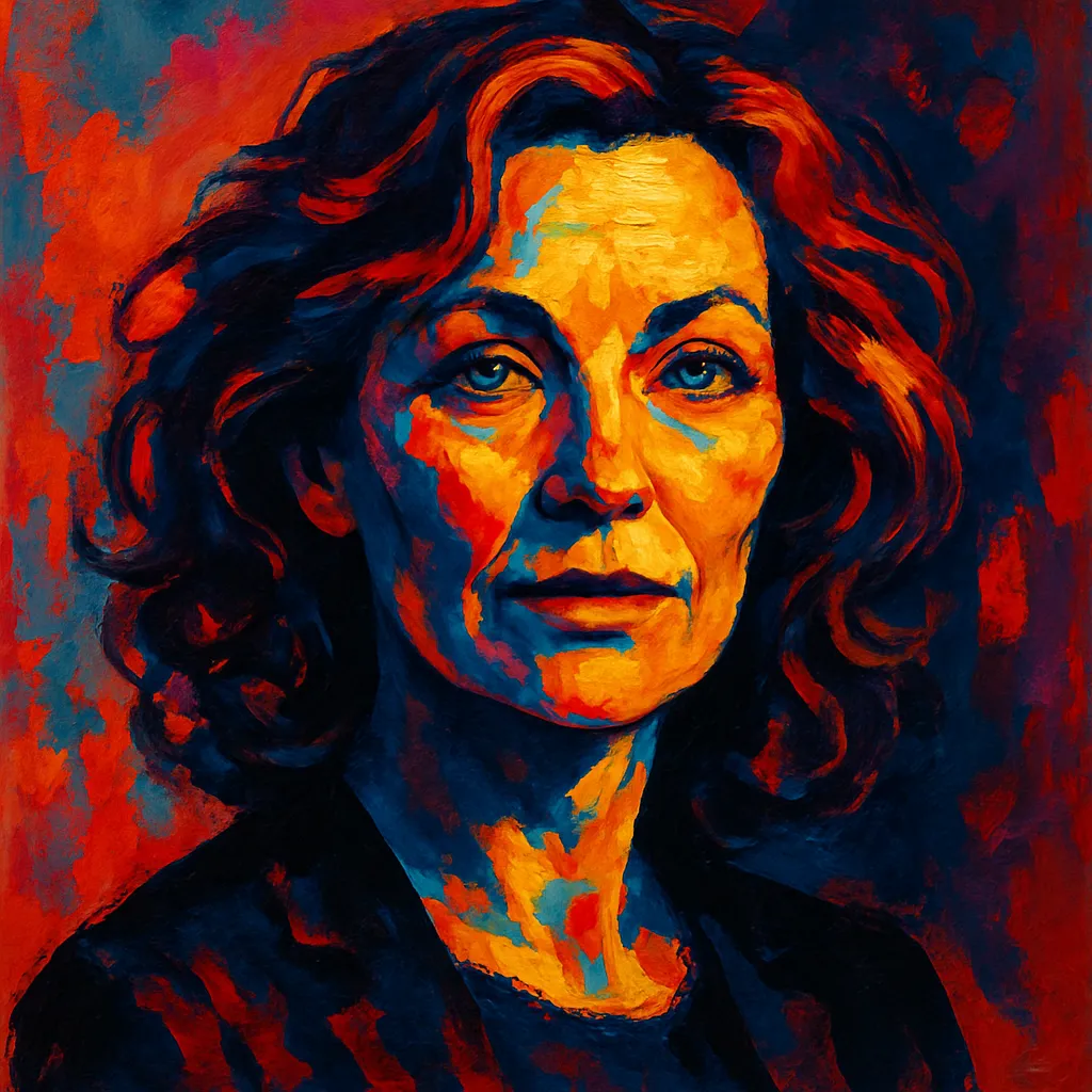Artistic portrait of Anne Louise Hassing