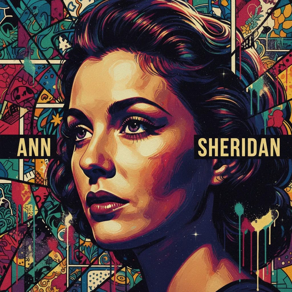 Artistic portrait of Ann Sheridan