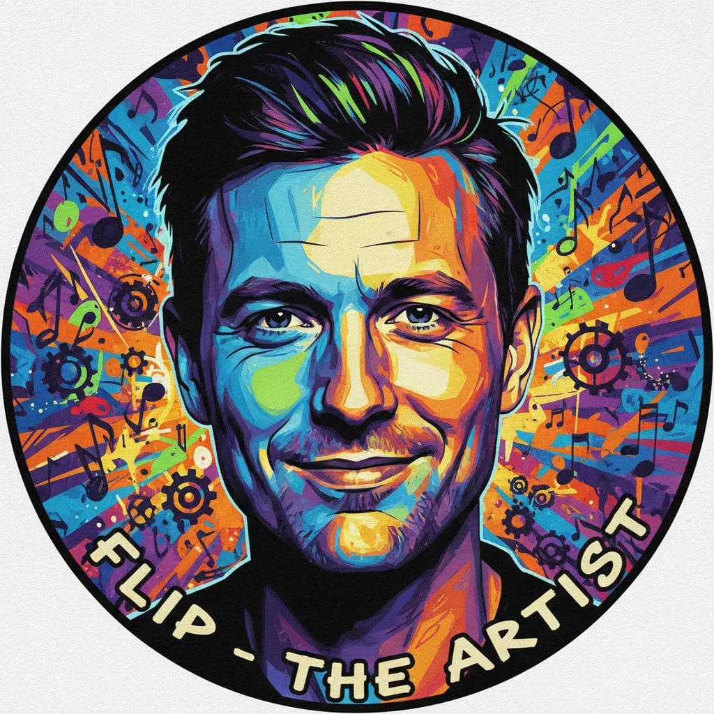 Artistic portrait of Flip Van der Kuil