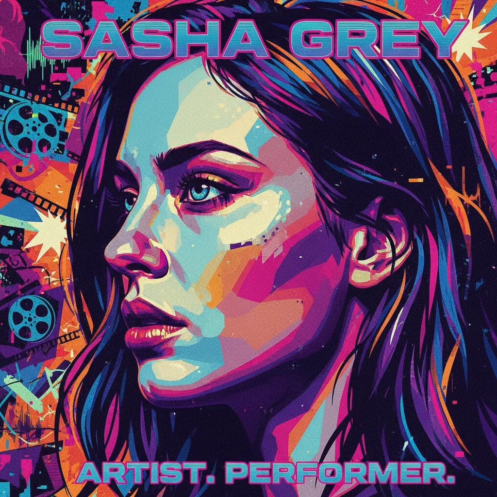 Artistic portrait of Sasha Grey