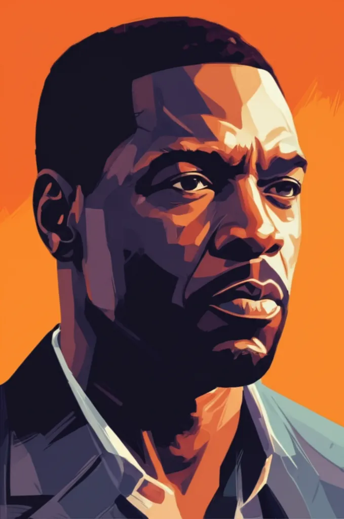 Artistic portrait of Ving Rhames
