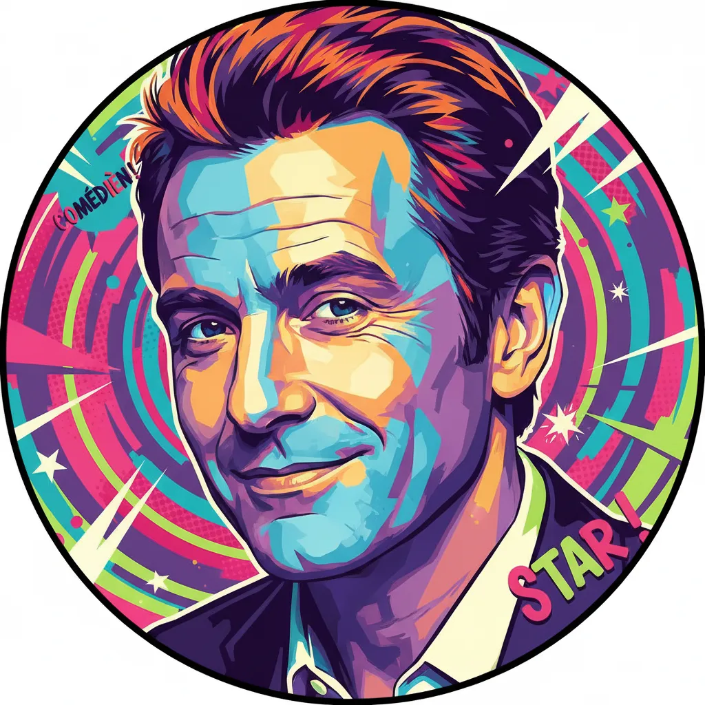 Artistic portrait of Christian Clavier