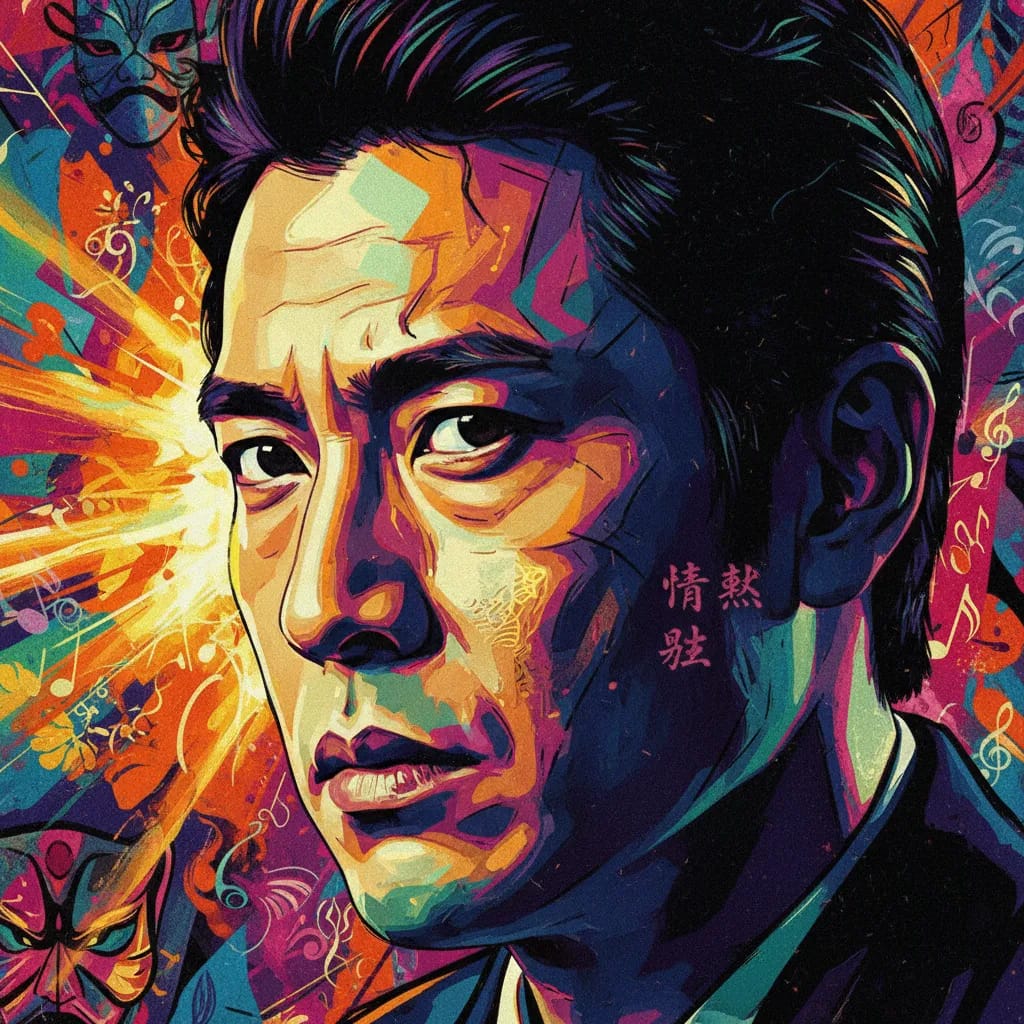 Artistic portrait of Tsuyoshi Ujiki