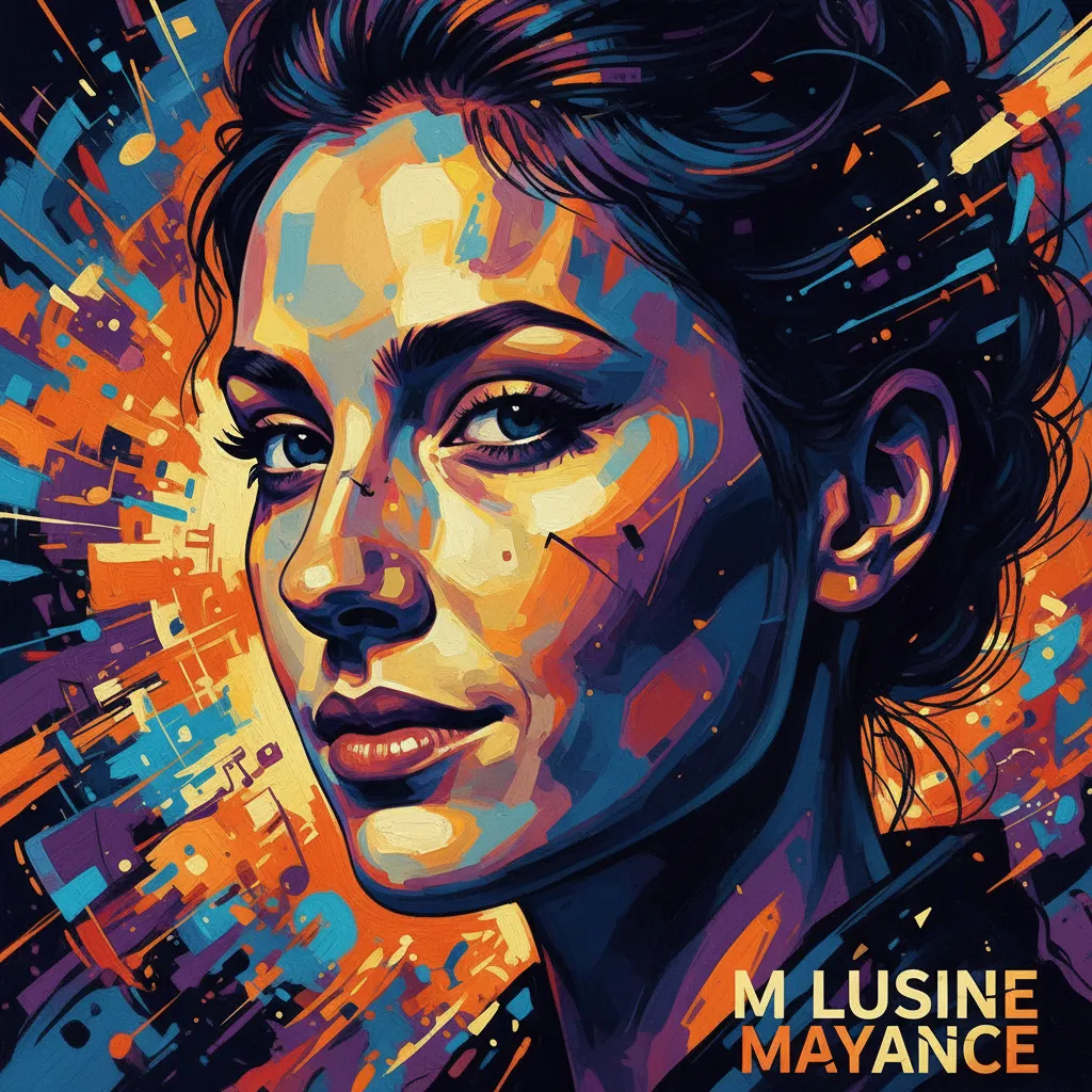 Artistic portrait of Mélusine Mayance