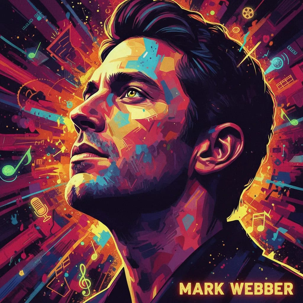 Artistic portrait of Mark Webber