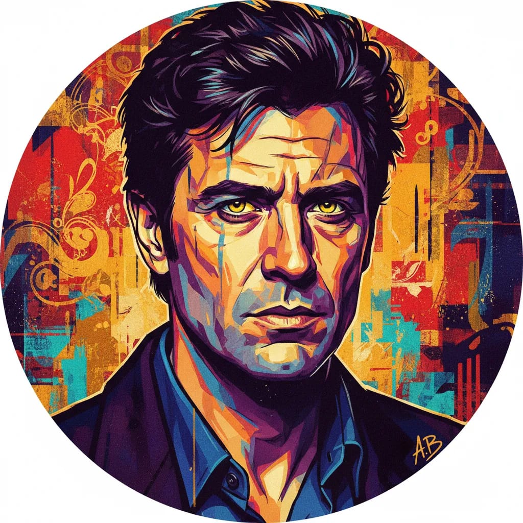 Artistic portrait of Antoine Basler