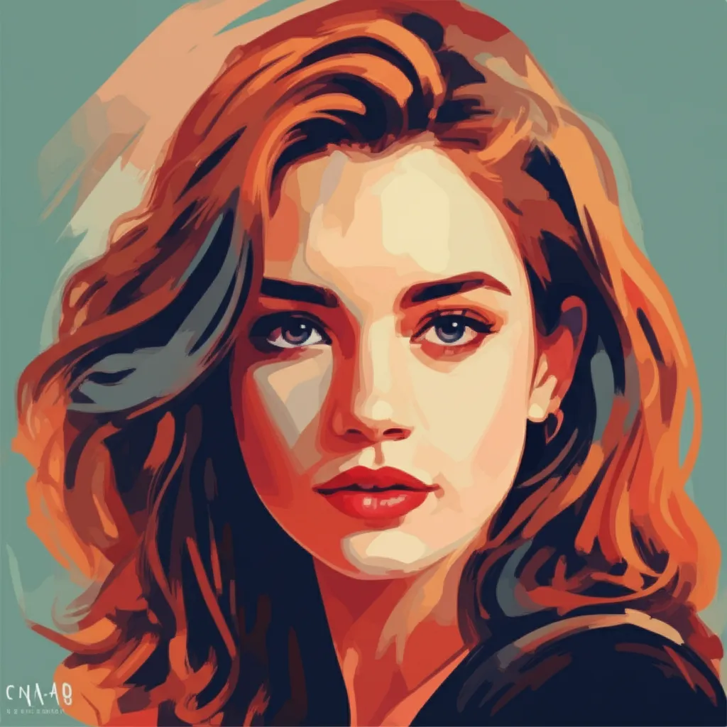 Artistic portrait of Lily James