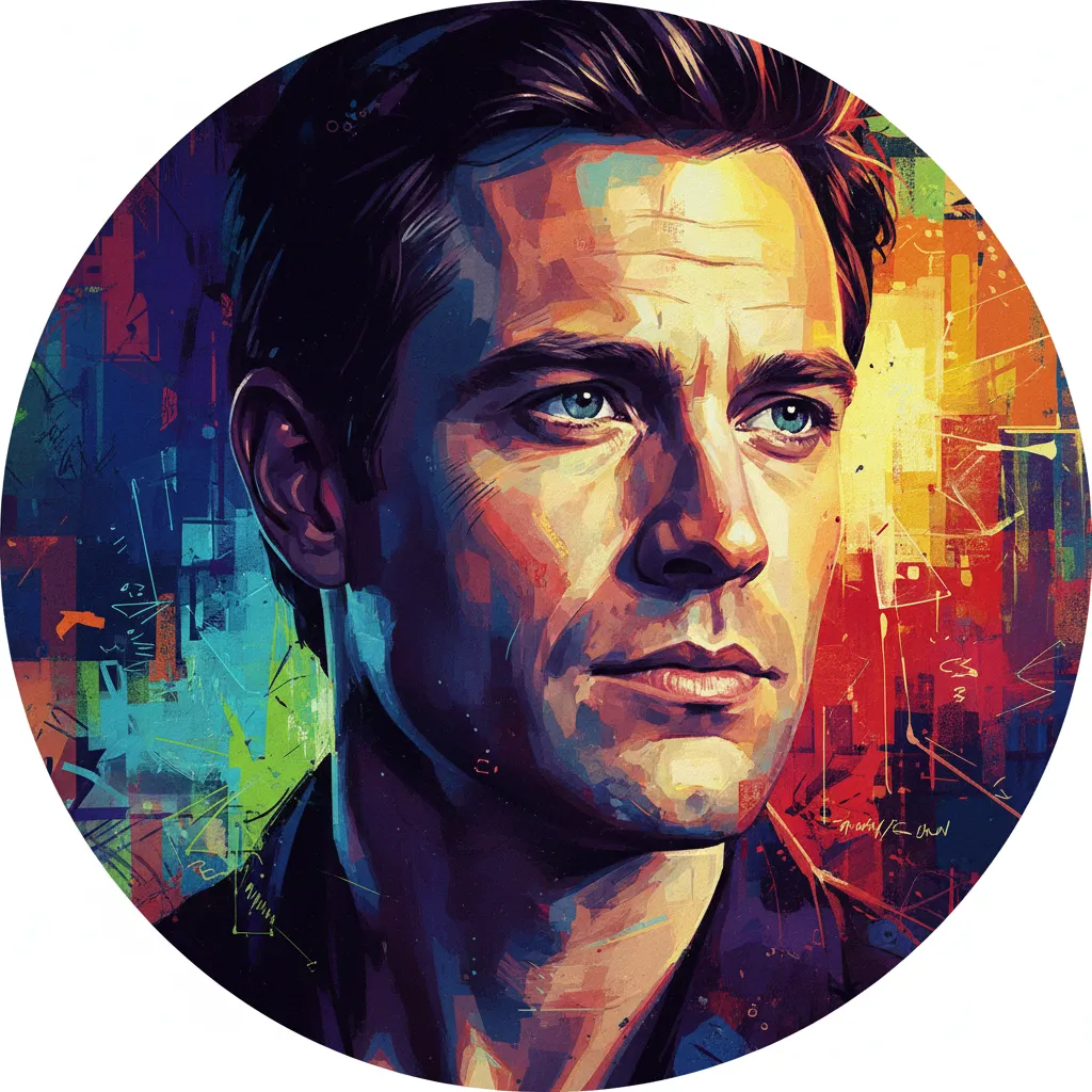 Artistic portrait of Erich Anderson
