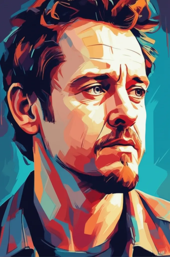 Artistic portrait of Johnny Knoxville