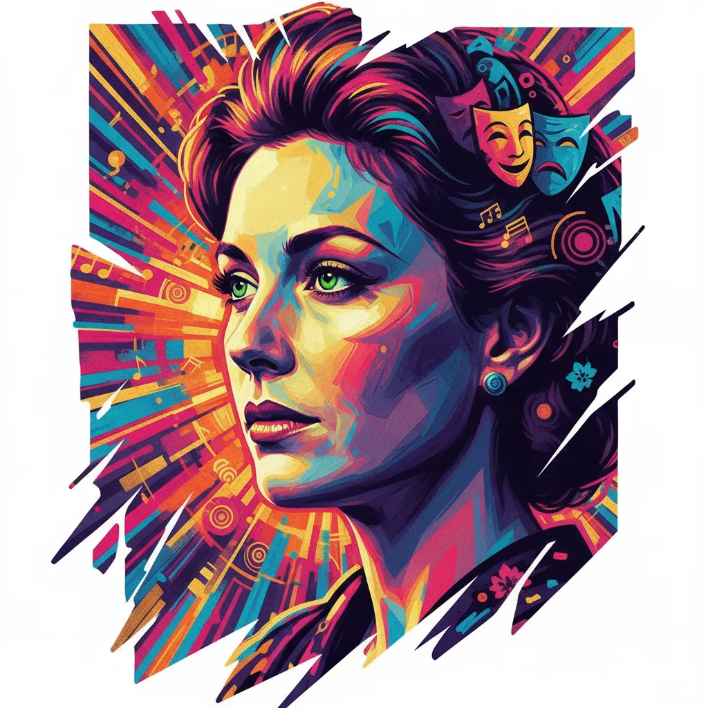 Artistic portrait of Kate Reid