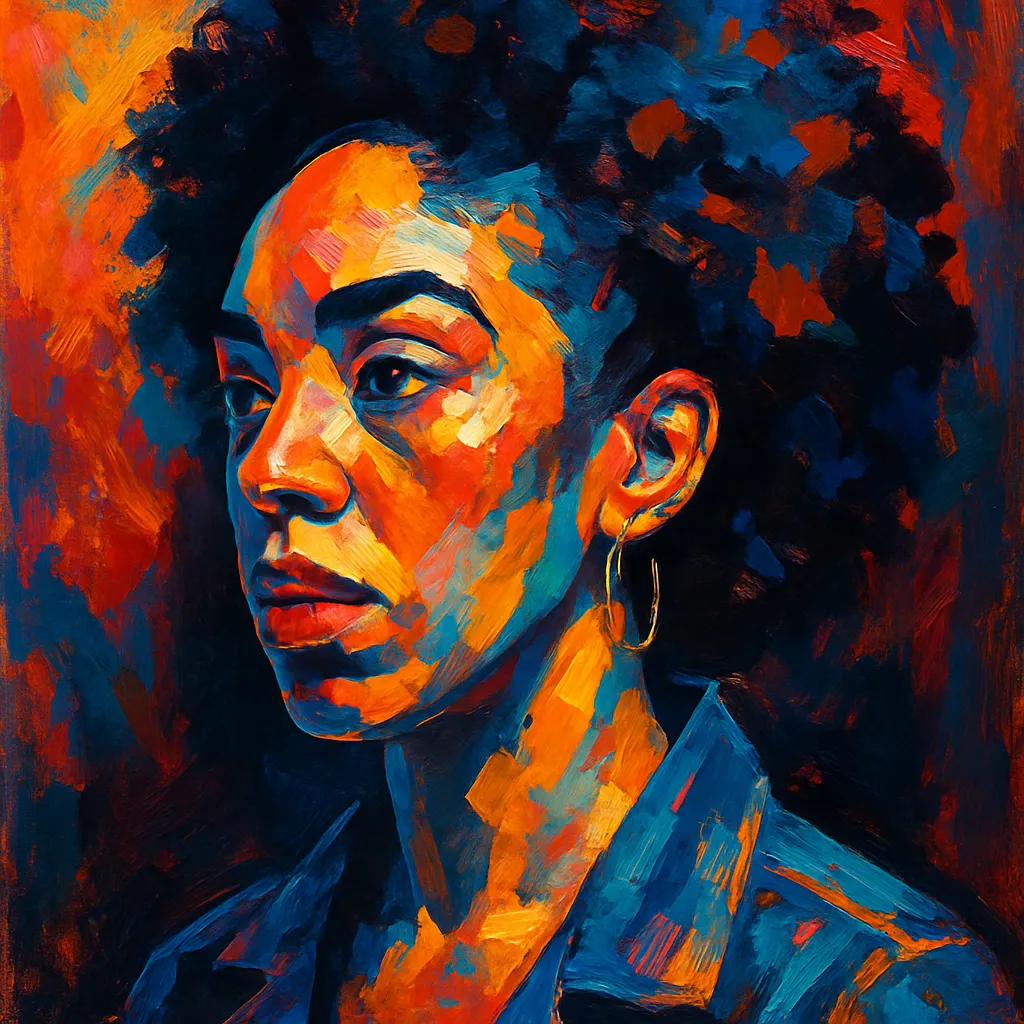 Artistic portrait of Pearl Mackie