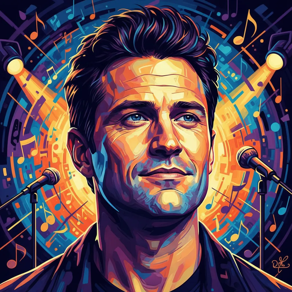 Artistic portrait of Matthew Perry