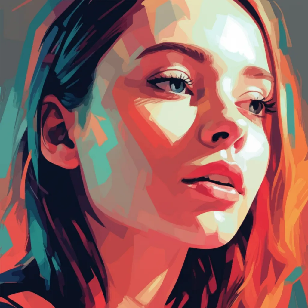 Artistic portrait of Lina Leandersson