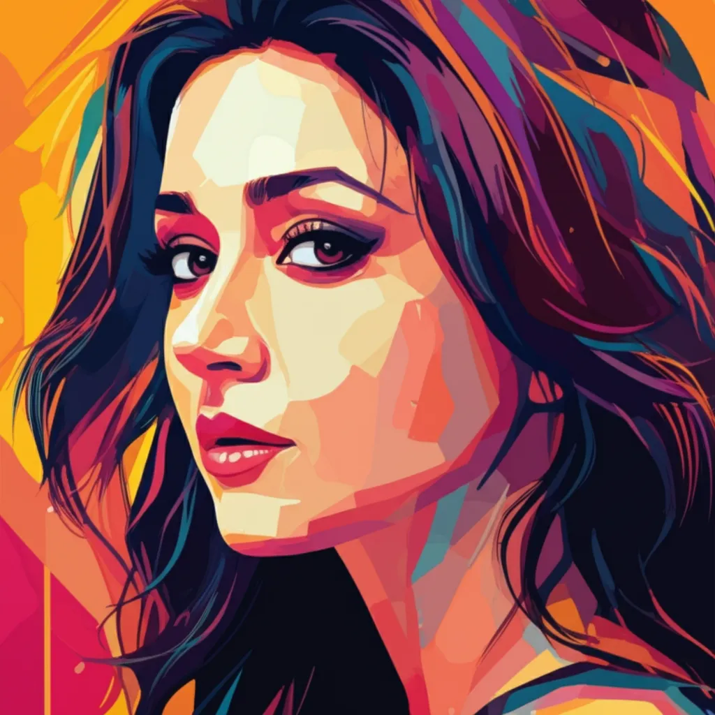 Artistic portrait of Preity G Zinta