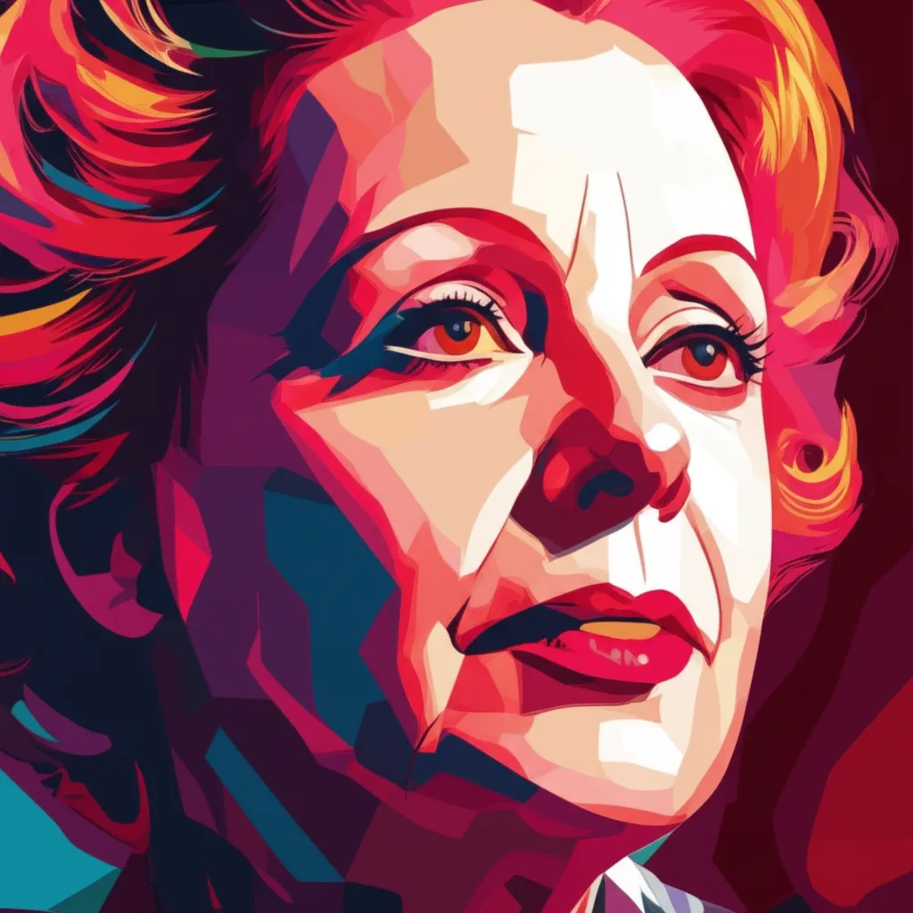 Artistic portrait of Jessie Royce Landis