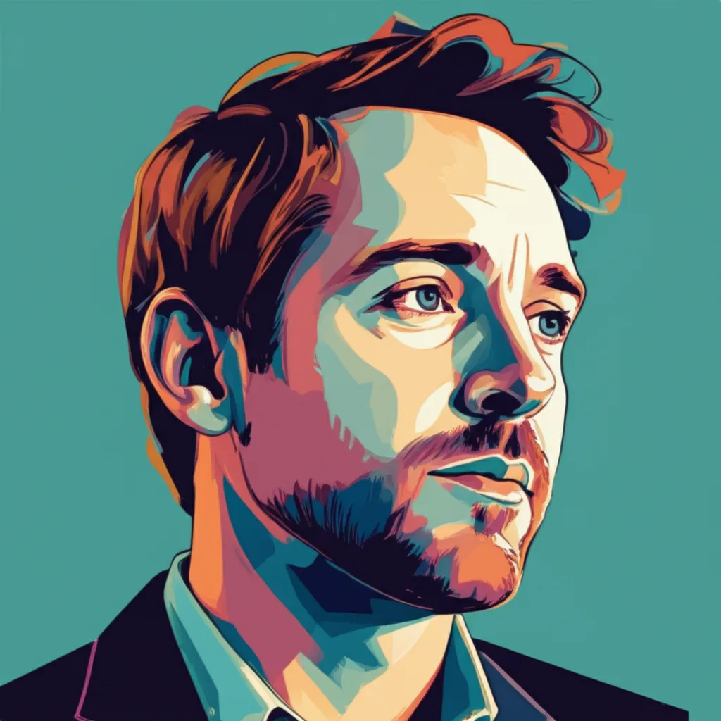 Artistic portrait of Rodney Rothman