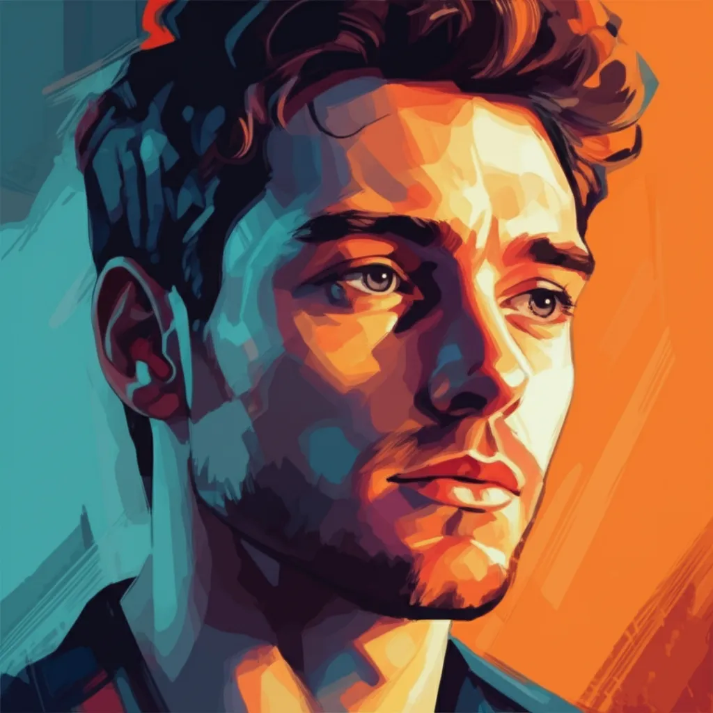 Artistic portrait of Richard Madden