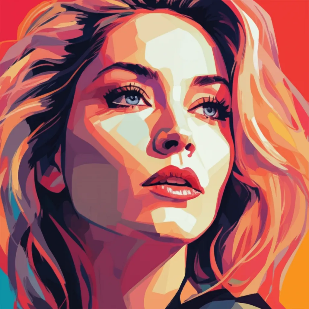 Artistic portrait of Sharon Stone