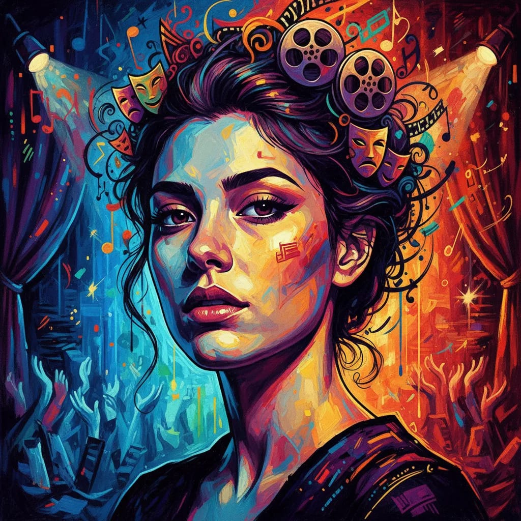 Artistic portrait of Sofia Buenaventura