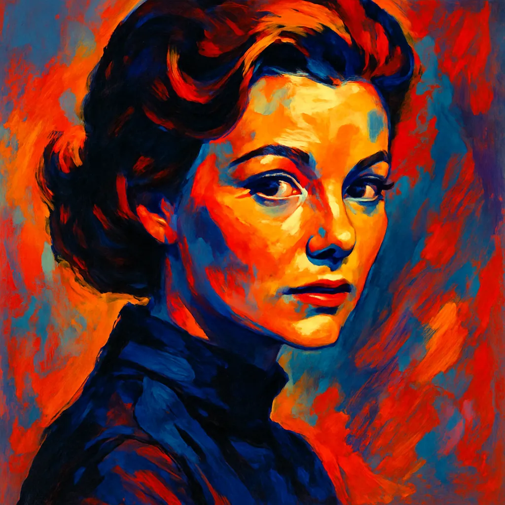 Artistic portrait of Diane Baker