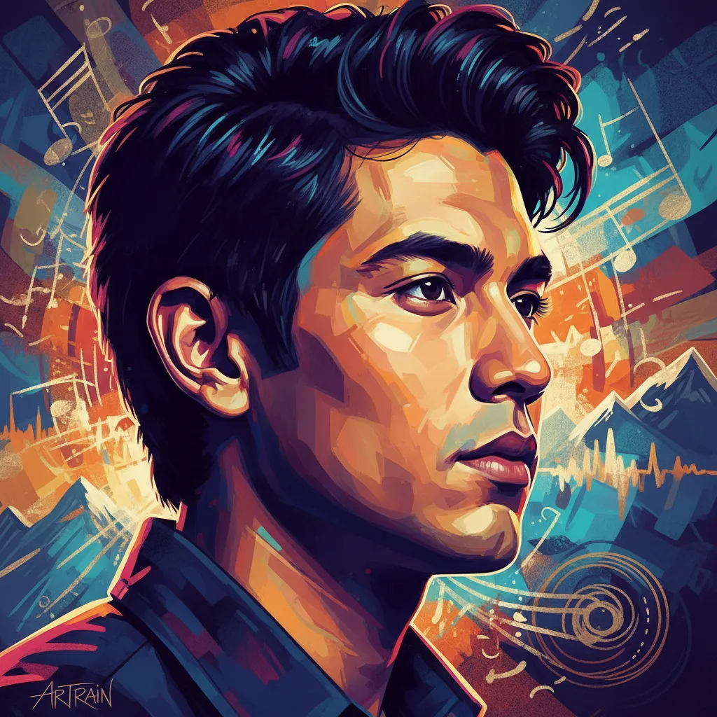 Artistic portrait of Tenzing Norgay Trainor