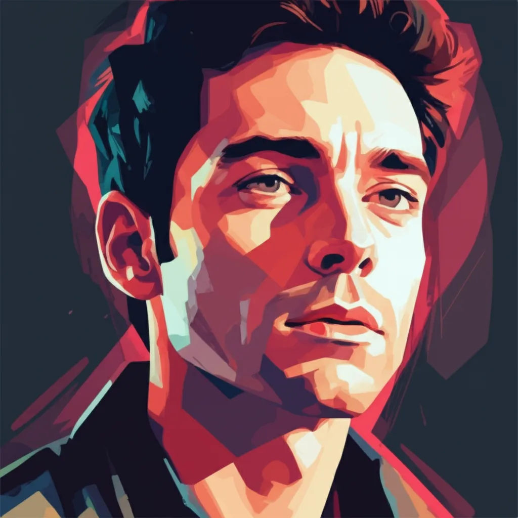Artistic portrait of Jorge Diaz