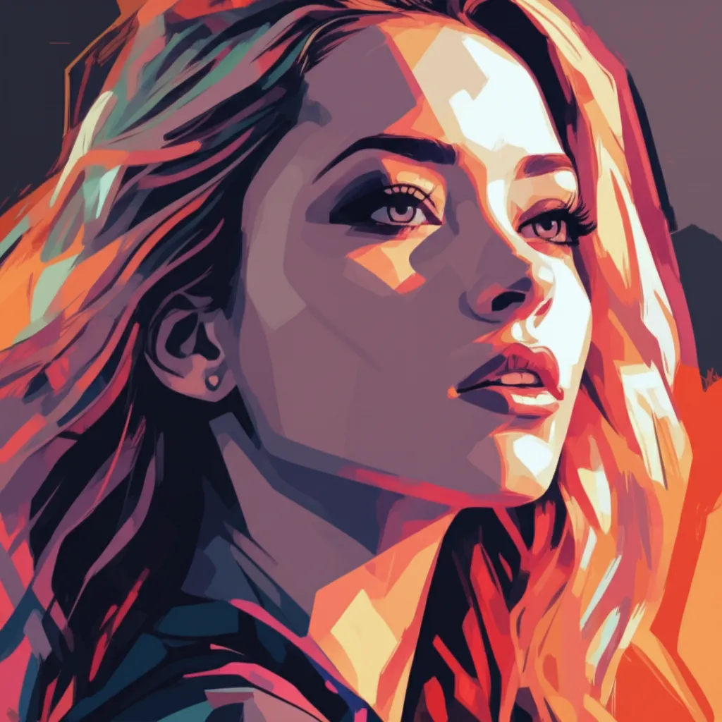 Artistic portrait of Hayden Panettiere