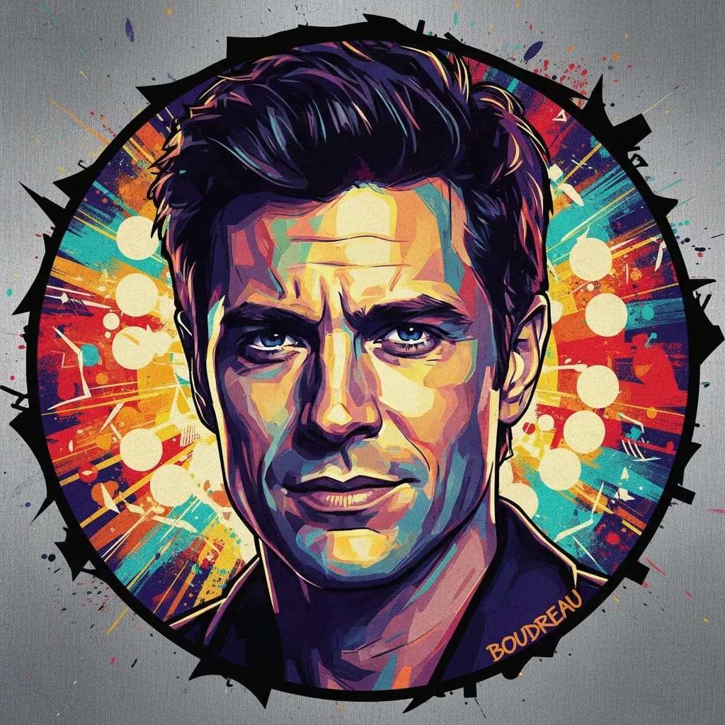 Artistic portrait of Pierre Boudreau