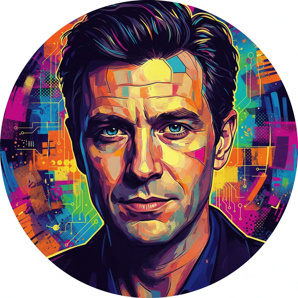 Artistic portrait of Paul Ritter