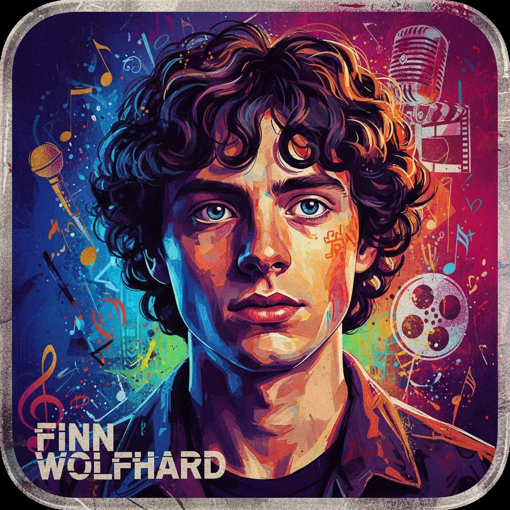 Artistic portrait of Finn Wolfhard