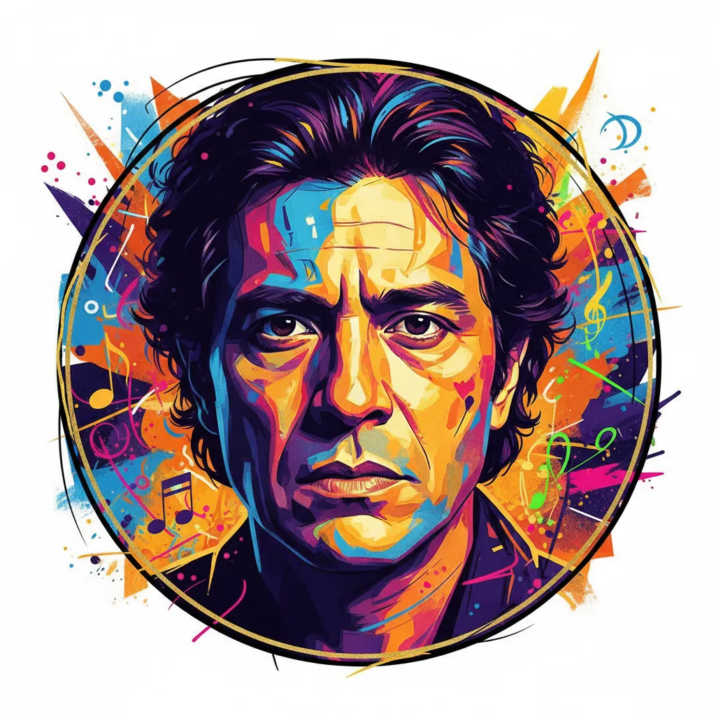 Artistic portrait of Antonio Bolívar