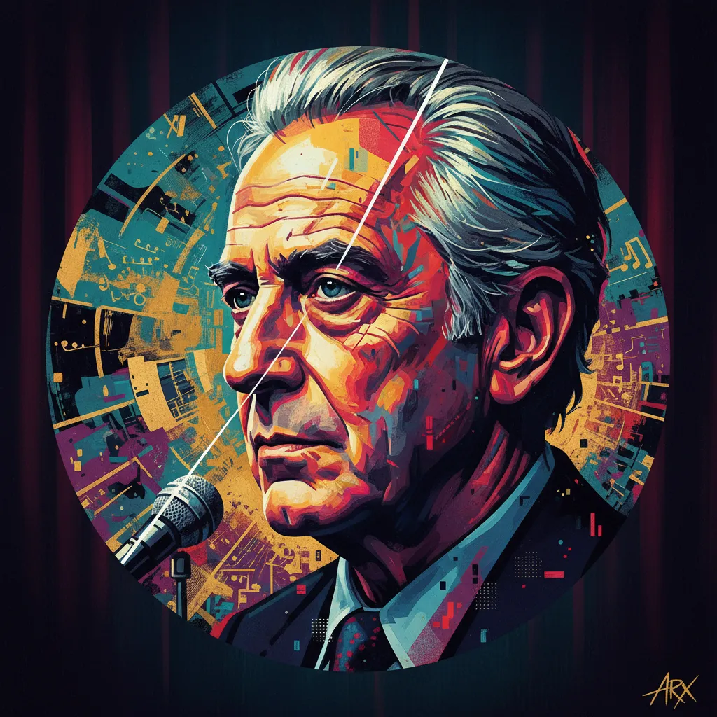 Artistic portrait of Alan Arkin