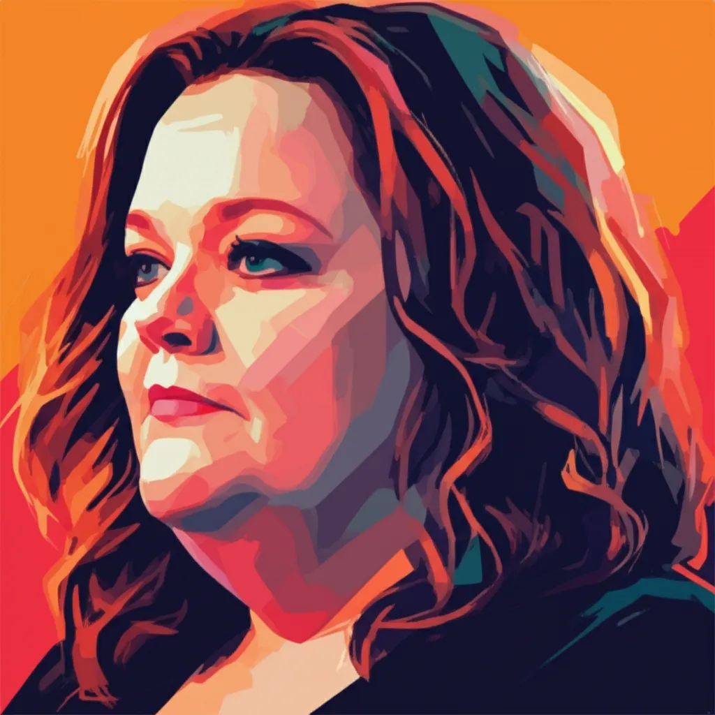 Artistic portrait of Melissa McCarthy