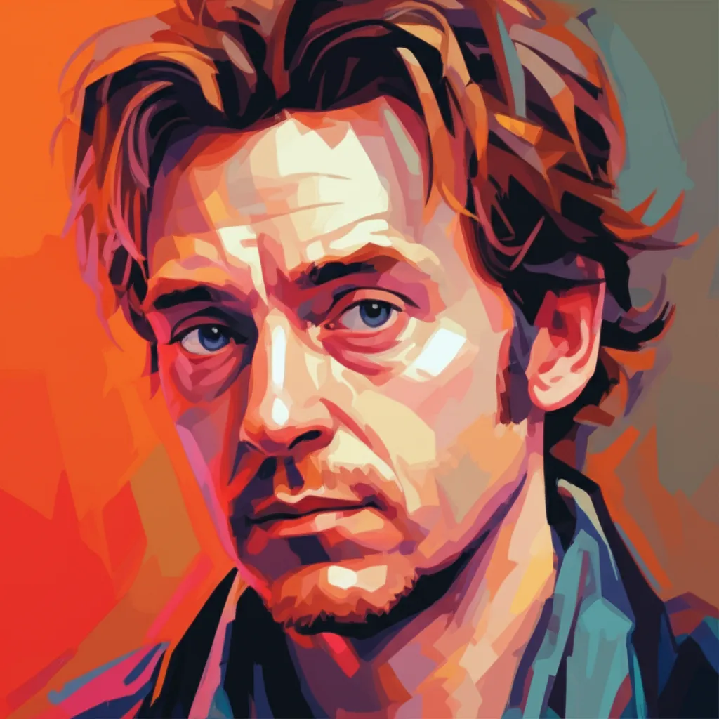 Artistic portrait of Ewen Bremner