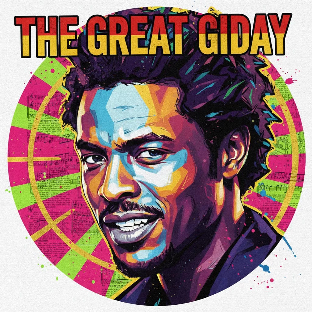 Artistic portrait of The Great Gidayû