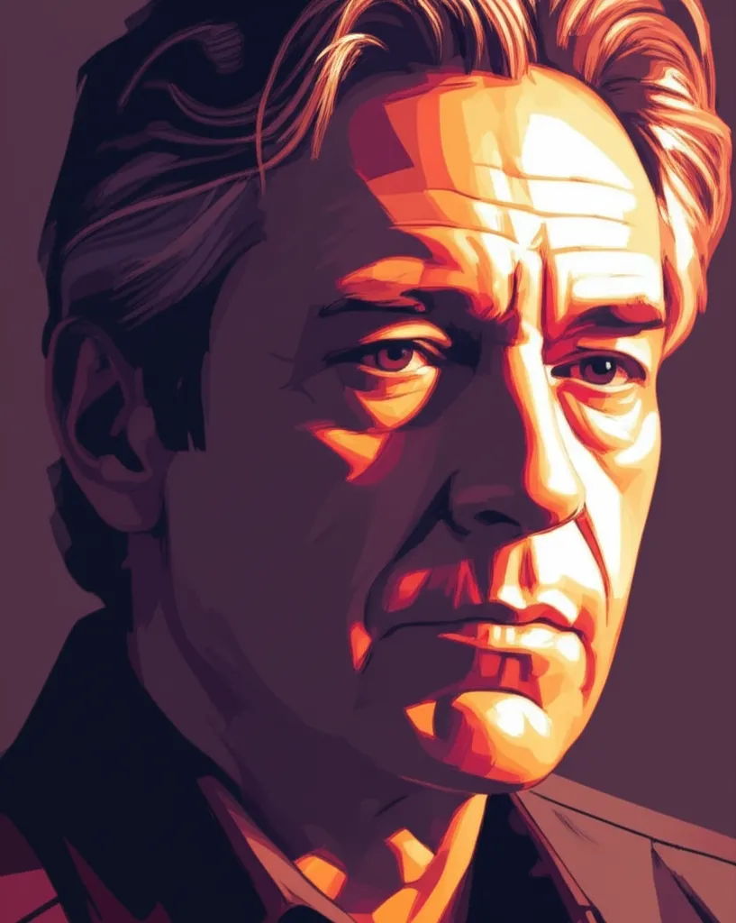 Artistic portrait of Danny Huston
