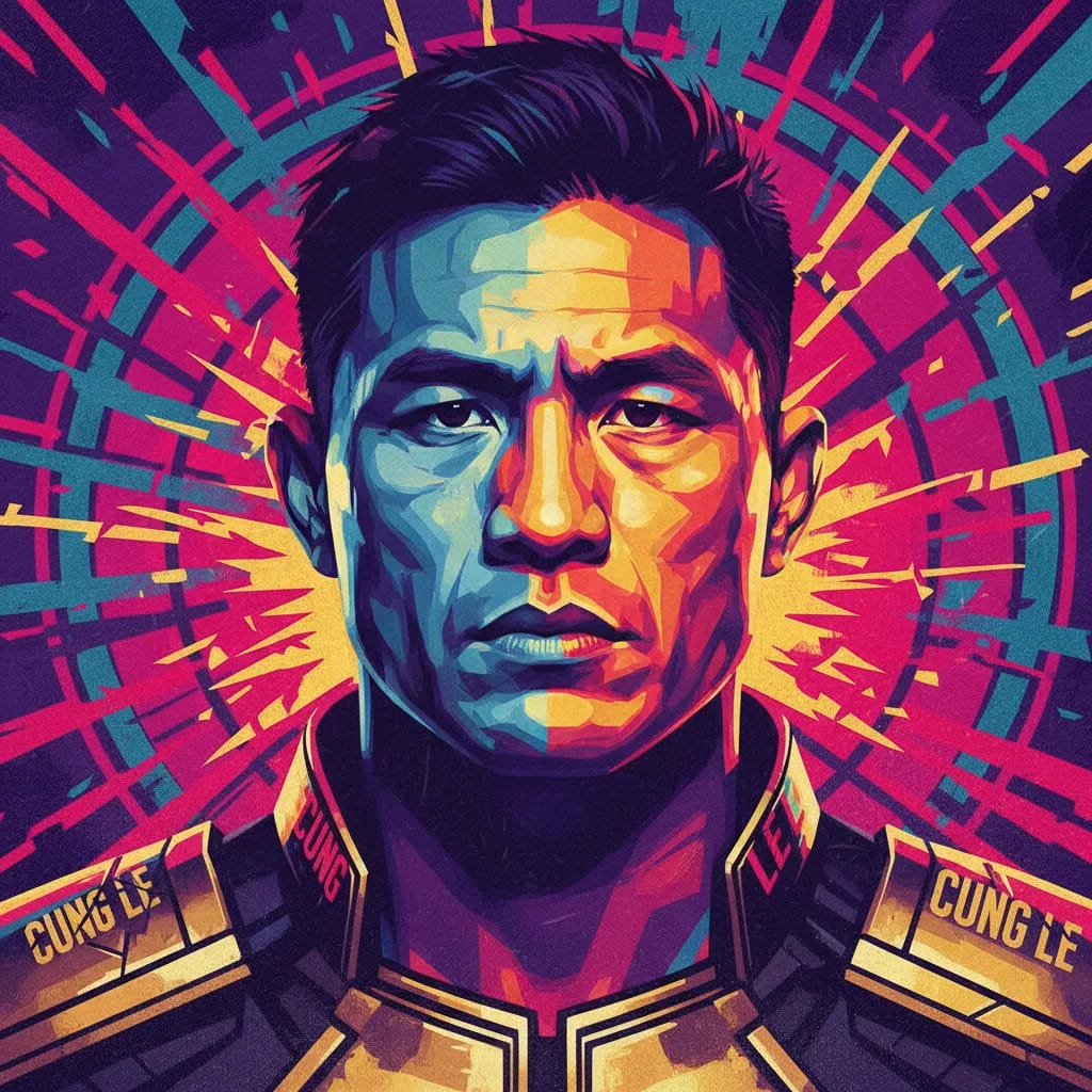 Artistic portrait of Cung Le