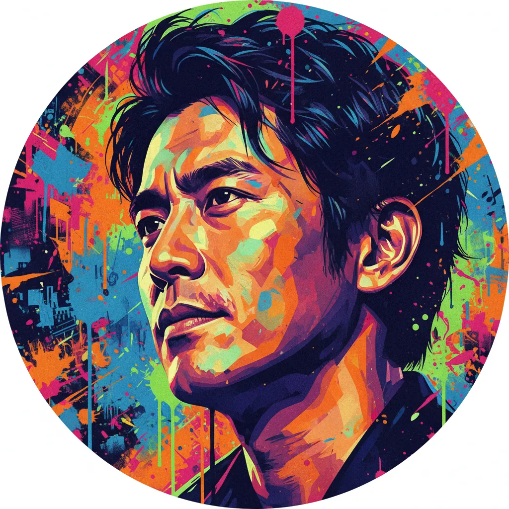 Artistic portrait of Hayato Ichihara