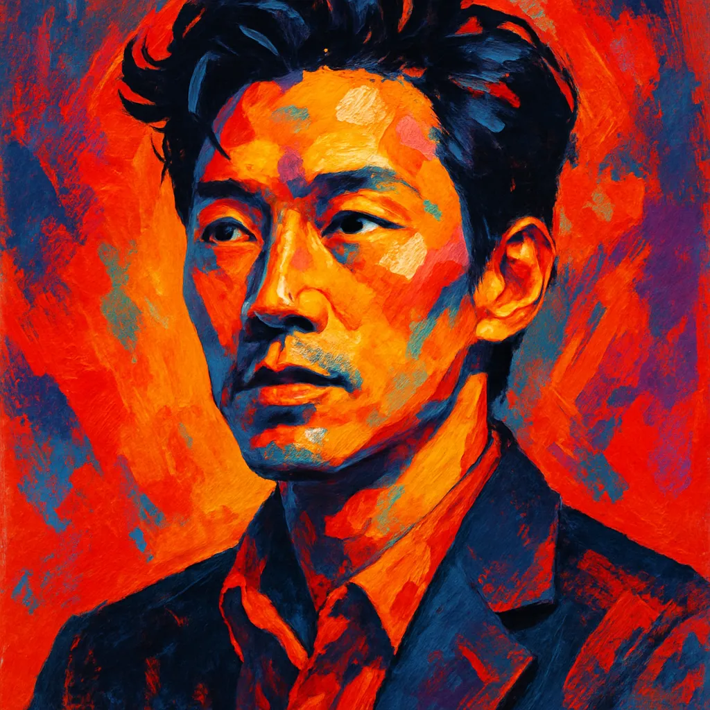 Artistic portrait of Chen Zhiui