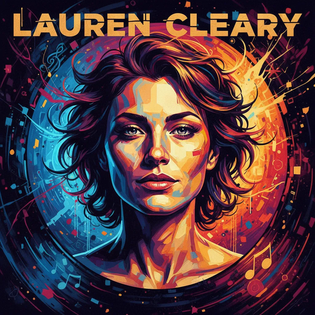 Artistic portrait of Lauren Cleary