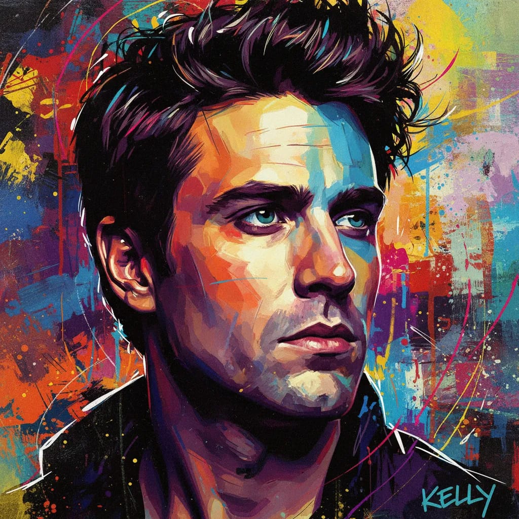 Artistic portrait of Christopher Soren Kelly
