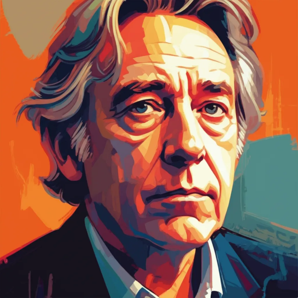 Artistic portrait of Michael Moriarty
