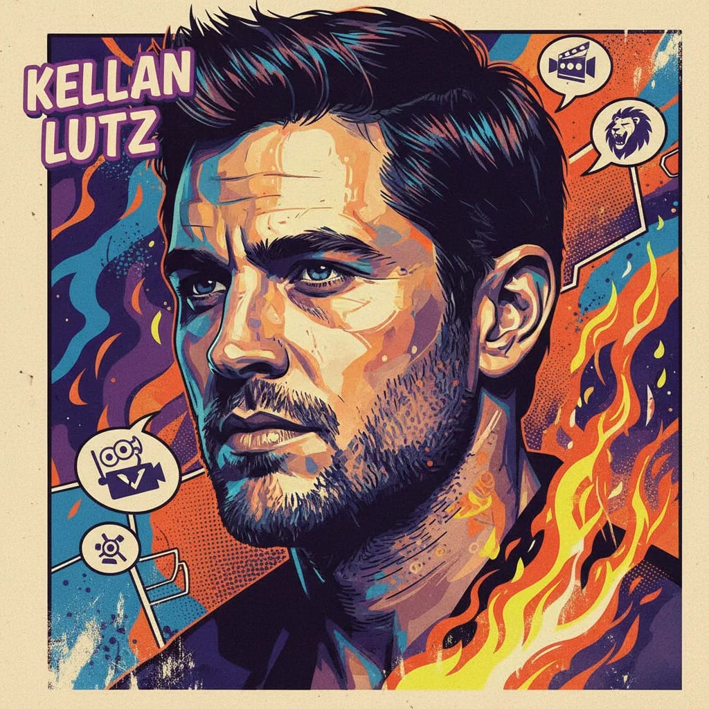Artistic portrait of Kellan Lutz