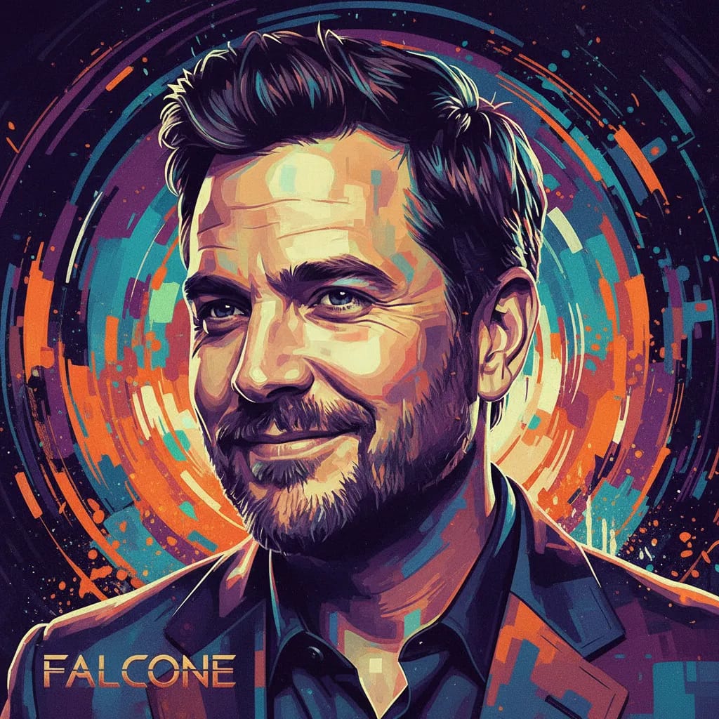 Artistic portrait of Ben Falcone