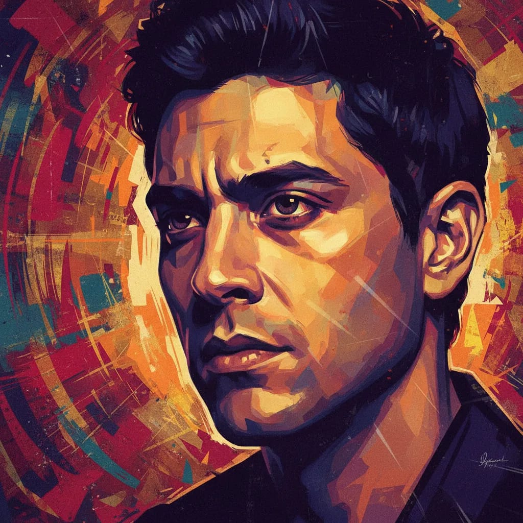 Artistic portrait of Anthony Luke Lucero